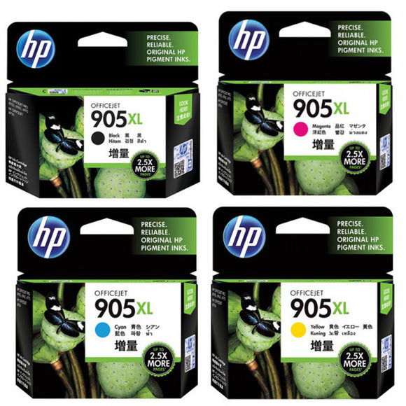 GENUINE Original HP 905XL 4 Colours Value Pack Ink Cartridge Toner J7K33A J7K34A