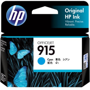 GENUINE Original HP 915 Cyan Ink Cartridge Toner Officejet 3YM15AA