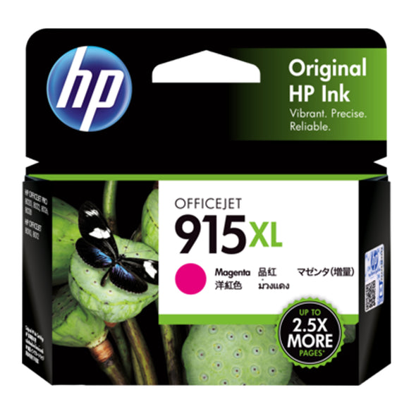 GENUINE Original HP 915XL Magenta Ink Cartridge Toner Officejet 3YM20AA