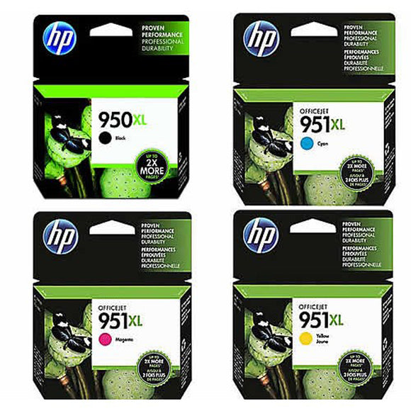 GENUINE Original HP 950XL 951XL 4 Colours Value Pack Ink Cartridge OFFICEJET