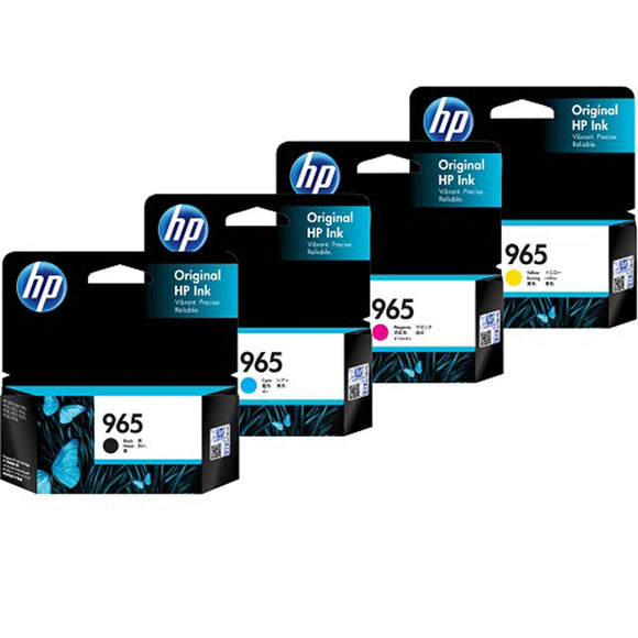 GENUINE Original HP 965 4 Colours Value Pack Ink Cartridge Toner Officejet Pro