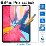 Full 9H Tempered Glass for Apple iPad PRO 12.9 inch screen protector Guard 2018 2019 2020 2021