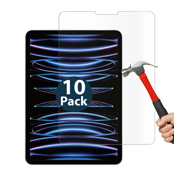10x Tempered Glass Screen Protector Guard for Apple iPad PRO 12.9'' 6th Gen 2022