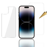 Tempered Glass Screen Protector for Apple iPhone 14 PRO MAX Front and Soft Back