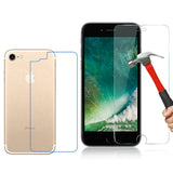 9H Tempered Glass screen protector for Apple iPhone 7 PLUS front + Anti-scratch back
