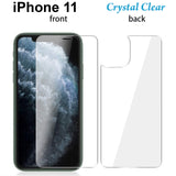 Anti-scratch 4H PET film screen protector Apple iPhone 11 Front and Back