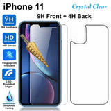 Tempered Glass Guard screen protector for Apple iPhone 11 front and Back