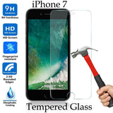 Apple iPhone 7 clear case cover and tempered glass front screen protector