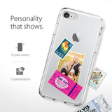 Apple iPhone 8 & 8 PLUS TPU transparent crystal clear cushion back case cover