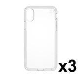 Apple iPhone X TPU Slim transparent crystal clear bumper cushion back case cover