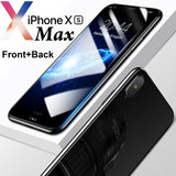 Anti-scratch 4H PET film screen protector Apple iPhone Xs MAX Front and Back