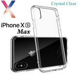 Apple iPhone Xs MAX TPU Slim transparent crystal clear bumper cushion back case cover