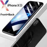 Anti-scratch 4H PET film screen protector Apple iPhone Xs Front and Back