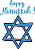 Israel Blue Flag Symbol Sign Happy Hanukkah Jewish White Men T Shirt Tee Top