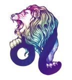 Leo Lion Roar Zodiac Horoscope Astrological Symbol Sign White Men T Shirt Tee