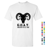 GOAT Greatest Of All Time Bighorn Sheep Head Men T Shirt Tee Top