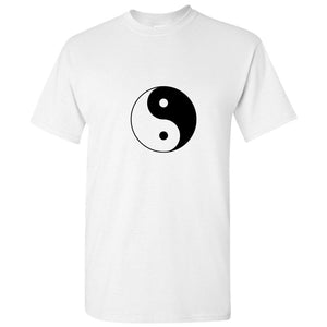 Ying Yang Tao Unique Spiritual Chinese Philosophy Symbol Men T Shirt Tee Top