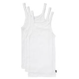 6 Pack Bonds Teena Singlet Girls Kids White Pink Comfy Cotton Tank Top Bulk