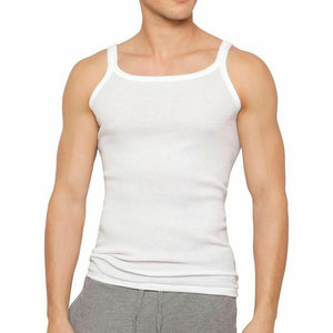 Holeproof All Season Waffle Knit Men Athletic Singlet Tank Top White Undergarment Vest M1964 M19642 WHI