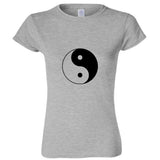 Ying Yang Tao Unique Spiritual Chinese Philosophy Ladies Women T Shirt Tee Top