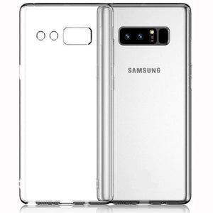 Samsung Galaxy Note 8 TPU slim transparent clear bumper cushion back case cover