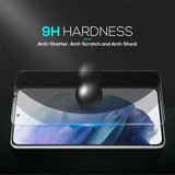 For Apple iPhone 14 Phone Case Cover and Tempered Glass Screen Protector Clear