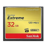 SanDisk Extreme 32GB CFXSB UDMA 7 120MB/s VPG20 CF Compact Flash Card