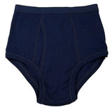 2 Pack Holeproof Bell's Double Seat Mens Brief Undies Underwear Navy Blue M1789