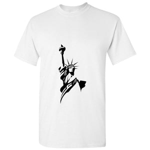 USA New York Harbor Statue of Liberty Freedom United States Men T Shirt Tee Top