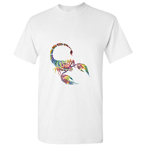 Scorpio Scorpion Horoscope Zodiac Symbol Star Sign White Men T Shirt Tee Top