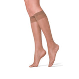 10x RazzaMatazz Sheer Knee-Hi High Women Pantyhose Socks Tan Brown H80043 Bulk 15 Denier