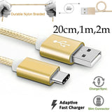 Type-C Braided Fast Data Charger USB Cable Cord For Nokia X30 XR20 G11 Plus G20 G21 G22 G50 G60 T10 T20 T21 Tablet