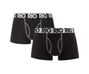 Rio 2 Pack Favourites Trunks Cotton Stretch Mens Briefs Boxer Underwear MY7E2W Undies