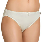 2PK Bonds Hestia Heroes Hi-Cut Womens Underwear Undies Panties Briefs Cream W10032 Ladies