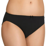 2PK Hestia Heroes Hi-Cut Womens Underwear Undies Panties Briefs Black W10032 Ladies