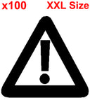 XXL WARNING DANGER CAUTION shipping label adhesive warning sticky sticker 100x150mm