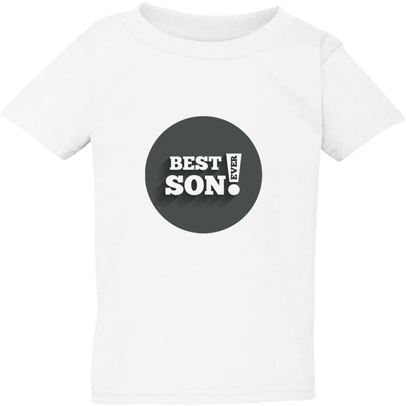 Best Son Ever In The World Childrens Gift White Kids Boys Girls T Shirt Tee Top