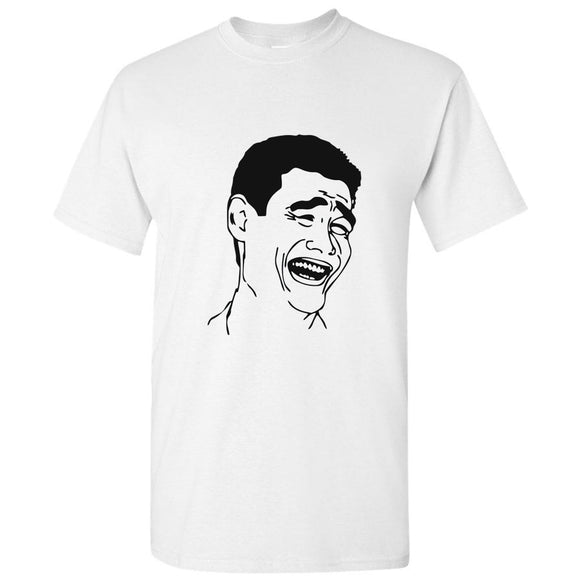 Yao Ming Basketball Player Funny Cartoon Art White Men T Shirt Tee Top