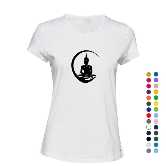 Gautama Zen Buddha Buddhism Buddhist Religion Art Ladies Women T Shirt Tee Top