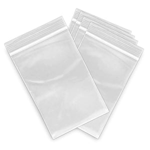 100pcs Resealable Zipper Self Seal Clear Plastic Zip Lock Bags 40mmx60mm Bulk